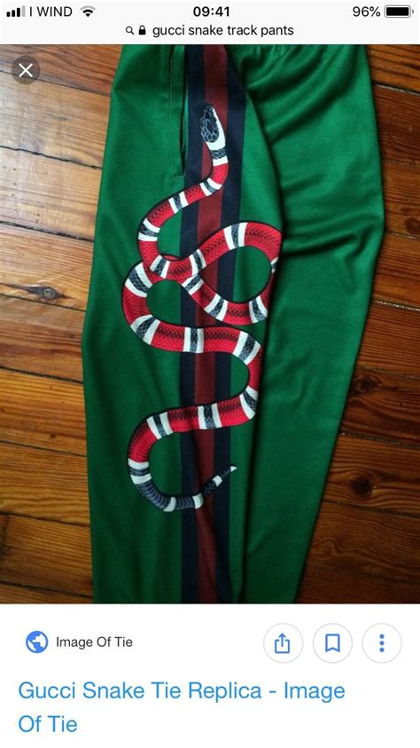 gucci snake track pants|authentic gucci tracksuit.